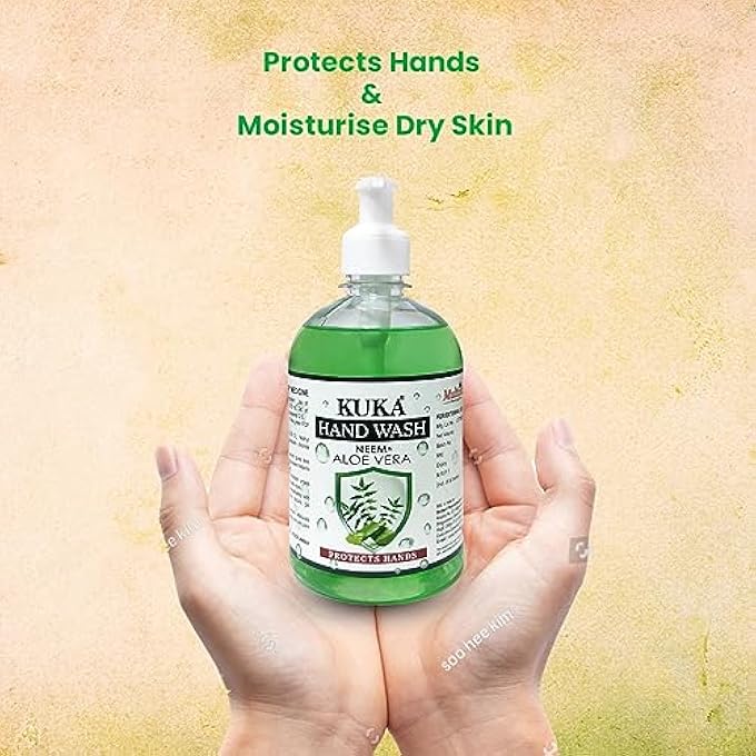 Multani HAND WASH | NEEM & ALOE VERA AYURVEDIC HANDWASH | PROTECTS HANDS FROM GERMS | 500 ML - Image 3
